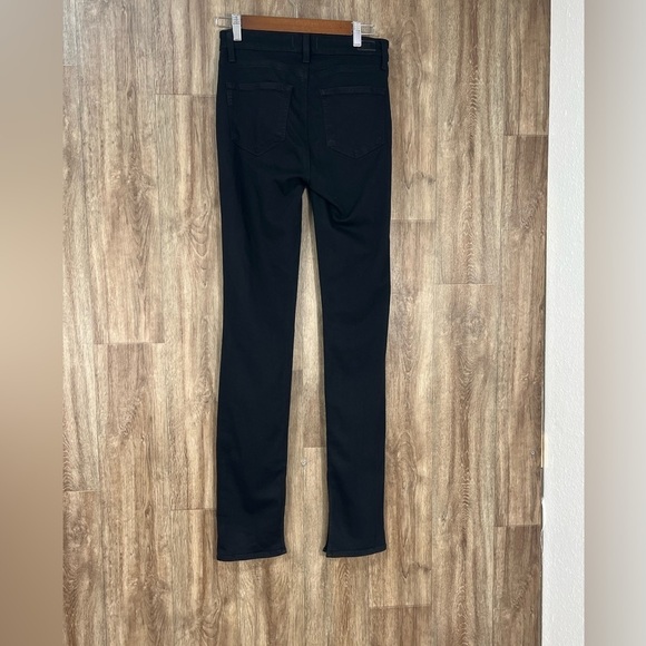 PAIGE Constance Skinny Slit Hem Black Jeans - Picture 3 of 13